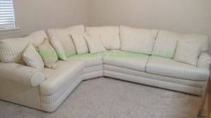 lot 164 image: Capris Furniture Industries model WC4906-1 sectional sleeper sofa