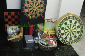 lot 191 image: Various games including darts, dominoes and more as shown