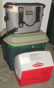 lot 256 image: Yeti & Playmate coolers plus