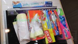lot 83 image: Glad freezer bags & Hefty ziploc and garbage bags plus