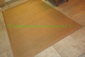 lot 76 image: Lifestyle Bamboo floor mat, 5ft x 7ft