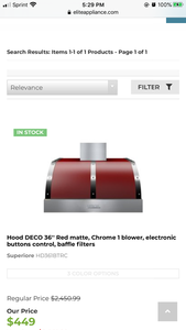 lot 36 image: TECNOGAS SUPERIORE HD361BTRC