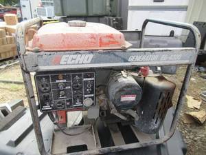 lot 34 image: ECHO GENERATOR MODEL# EG-4300 4 STROKE ENGINE UNTESTED
