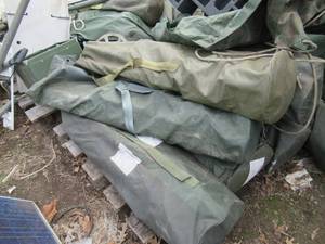 lot 41 image: ALUMINIUM SUPPORT POLES FOR MILITARY TENTS NSN# 1080001081173
