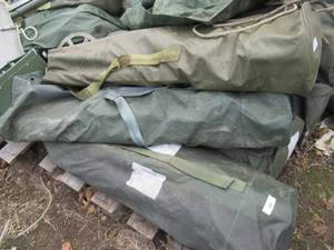 lot 42 image: ALUMINIUM SUPPORT POLES FOR MILITARY TENTS NSN# 1080001081173