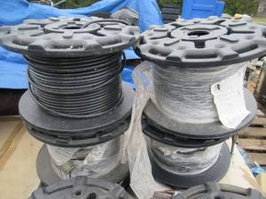 lot 45 image: 4 SPOOLS OF FIXED SITE SNIPER DETECTION SYSTEM CABLES PART# FSSDS-FOH-1107