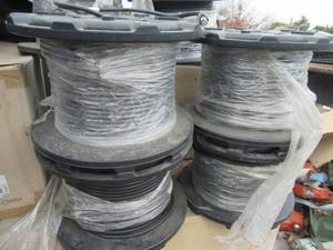 lot 46 image: 4 SPOOLS OF FIXED SITE SNIPER DETECTION SYSTEM CABLES PART# FSSDS-FOH-1107