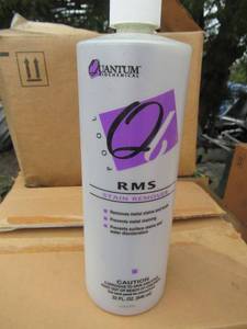 lot 74 image: QUANTUM BIOCHEMICAL RMS STAIN REMOVER ITEM# 40471. 12-1 QUART BOTTLES PER CASE