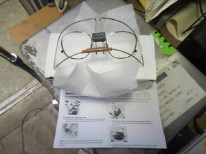 lot 101 image: GAS MASK SPECTACLE KIT, CAGE STYLE MCU-2P 50 COUNT IN UNOPENED BOXES