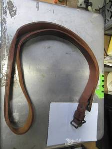 lot 110 image: AK-47 AUTHENTIC LEATHER RIFLE STRAPS