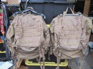 lot 122 image: USMC MILITARY ISSUED BACKPACKS