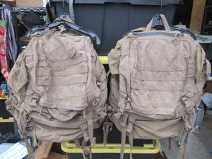 lot 123 image: USMC MILITARY ISSUED BACKPACKS