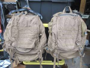 lot 125 image: USMC MILITARY ISSUED BACKPACKS