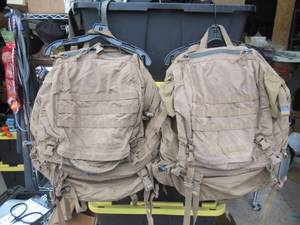lot 126 image: USMC MILITARY ISSUED BACKPACKS