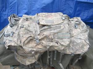 lot 144 image: MILITARY ISSUED RUCKSACKS