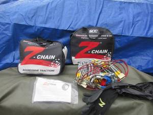 lot 152 image: SECURITY CHAIN COMPANY Z-571 Z-CHAIN EXTREME PERFORMANCE CABLE TIRE TRACTION CHAIN 2 PER BAG CHECK PICTURES FOR TIRE SIZES
