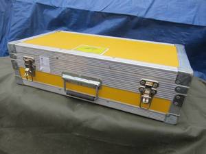 lot 158 image: PENN FABRICATION YELLOW TRAVEL CASE 23 X 12 X 6.5