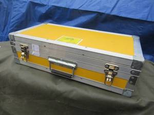lot 159 image: PENN FABRICATION YELLOW TRAVEL CASE 23 X 12 X 6.5