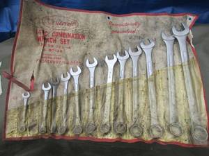 lot 162 image: TRUECRAFT 14PC. COMBINATION WRENCH SET SIZES 38 TO 1 14