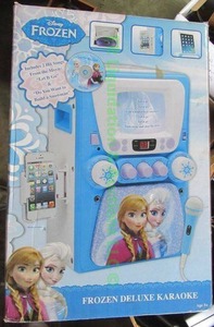 lot 123 image: Disney Frozen deluxe Karaoke in box