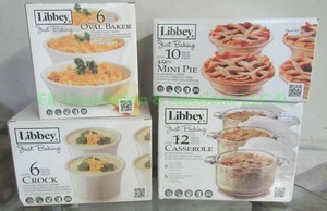lot 66 image: Libbey baking dish sets unused in box
