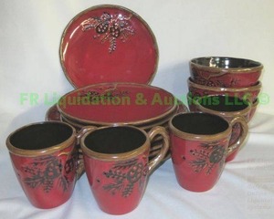 lot 7 image: JC Penney Home collection Alpine dinnerware set 15 piece