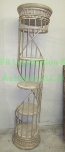 lot 87 image: Spiral column display stand 70 tall x 17 wide