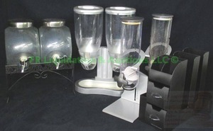 lot 56 image: Assorted condiment and snack dispensers