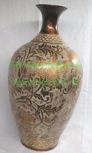 lot 57 image: Olpe style ceramic vase 23 tall