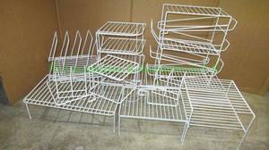 lot 114 image: Wire frame storage racks