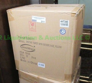 lot 211 image: Omniware teapot with infuser (2 cases)