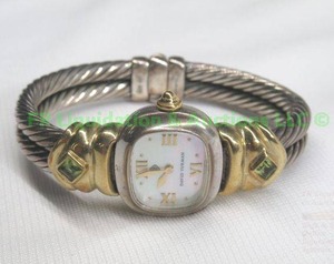 lot 303 image: David Yurman Swiss made 925 14K watch