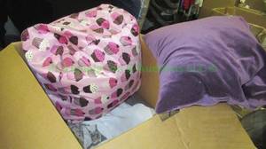 lot 266 image: Decorative textiles, pillows plus