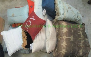 lot 268 image: Decorative textiles, pillows
