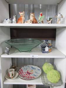 lot 51 image: CERAMIC MINIATURES, GLASSWARE AND MORE