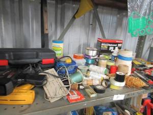 lot 81 image: SMALL TOOL KIT, STAPLES, TOOLS AND MORE