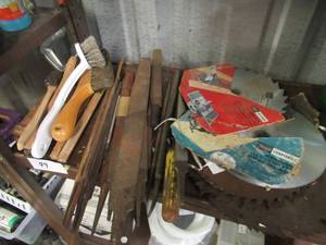 lot 99 image: SAW BLADES, FILES, AND BRUSHES
