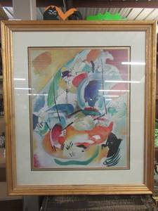 lot 155 image: BEAUTIFUL PROFESSIONALLY FRAMED PRINT 37 X 33