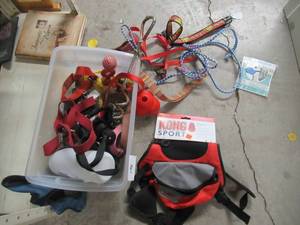 lot 170 image: DOG COLLARS, LEASHES, MUZZLE AND MORE