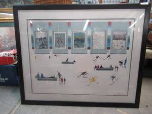 lot 179 image: UNCONTROLLABLE SEASONS ACRYLIC PAINTING BY LEO POSILLICO AND WAS DISPLAYED FROM 1985-89 IN ART GALLERIES