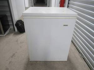 lot 7 image: FRIGIDAIRE FREEZER MODEL# MFC05M0B4W