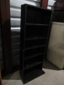 lot 17 image: LARGE WOOD BOOKCASE 20 X 6  X 49