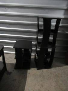 lot 24 image: 2 ROTATING CD STANDS 37 AND 18