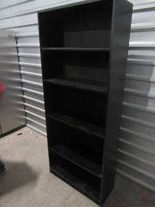 lot 29 image: WOOD ADJUSTABLE BOOKCASE 30 X 12 X 72
