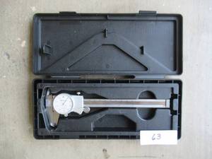 lot 63 image: MITUTOYO 505-675 6 DIAL CALIPER WITH ORIGINAL CASE