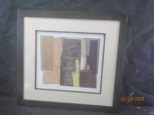 lot 22 image: SIGNED FRAMED PAINTING 23 X 24.5