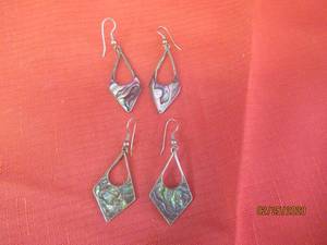 lot 51 image: 2 PAIR ALPACA MEXICO EARRINGS