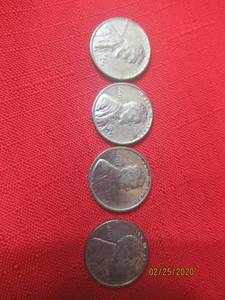 lot 75 image: FOUR 1943 SILVER PENNIES