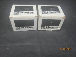 lot 86 image: 2 MASTER LOCK DOUBLE CYCL DEADBOLT