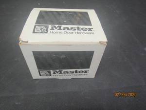 lot 87 image: MASTER LOCK DOUBLE CYCL DEADBOLT